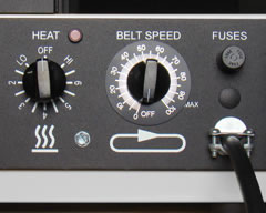D-1000 Heat Adjustment and Variable Belt Controls